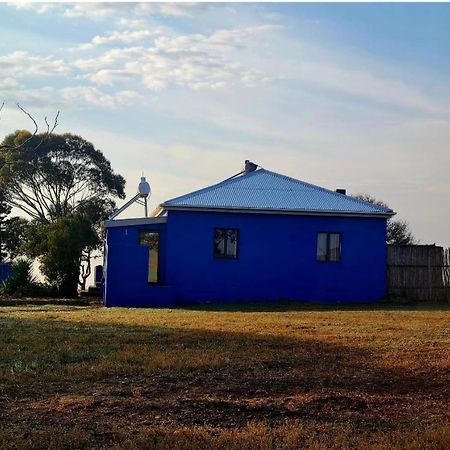 Die Blouhuis Farmhouse Retreat With A Hot Tub Cloeteskraal Dış mekan fotoğraf